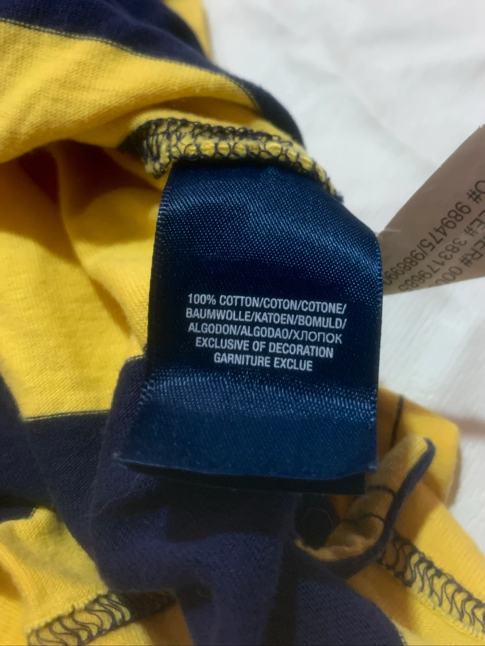 Polo Ralph Lauren Gele en Marineblauwe Marinero Maat M-Kind – photo 5